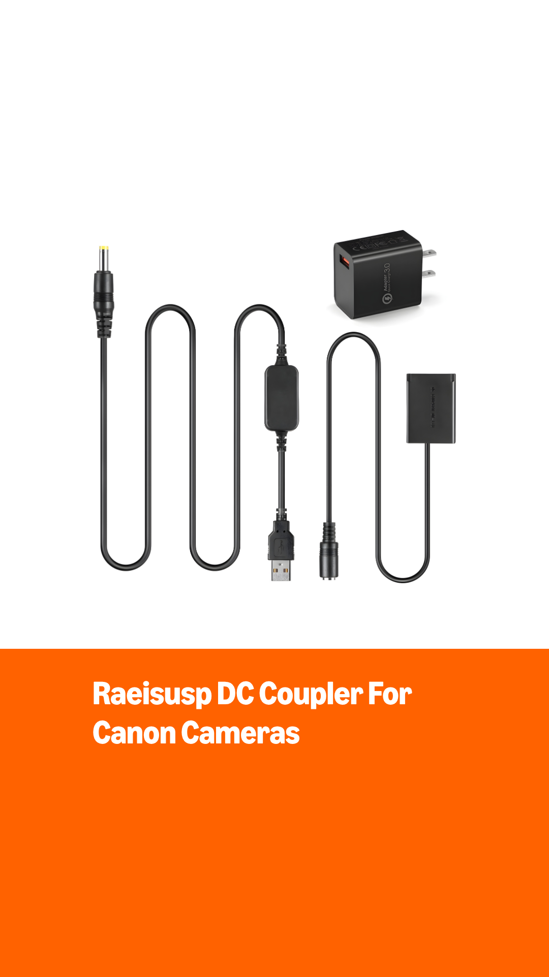 Amazon.com : Raeisusp 5V USB Cable + DR-110 Coupler NB-13L NB13L